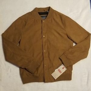 🆕️ Tan Suede Levi's Bomber Jacket